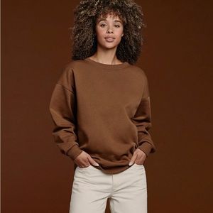 Nuuds sweatshirt in Chocolate